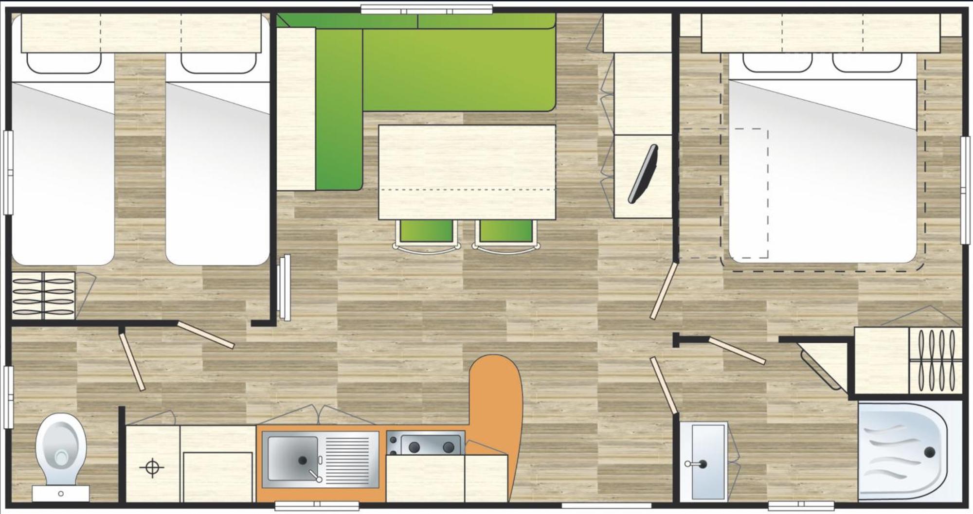 Le Muscat - Bungalow Pour 5 - Tv - Clim Boofzheim Ngoại thất bức ảnh
